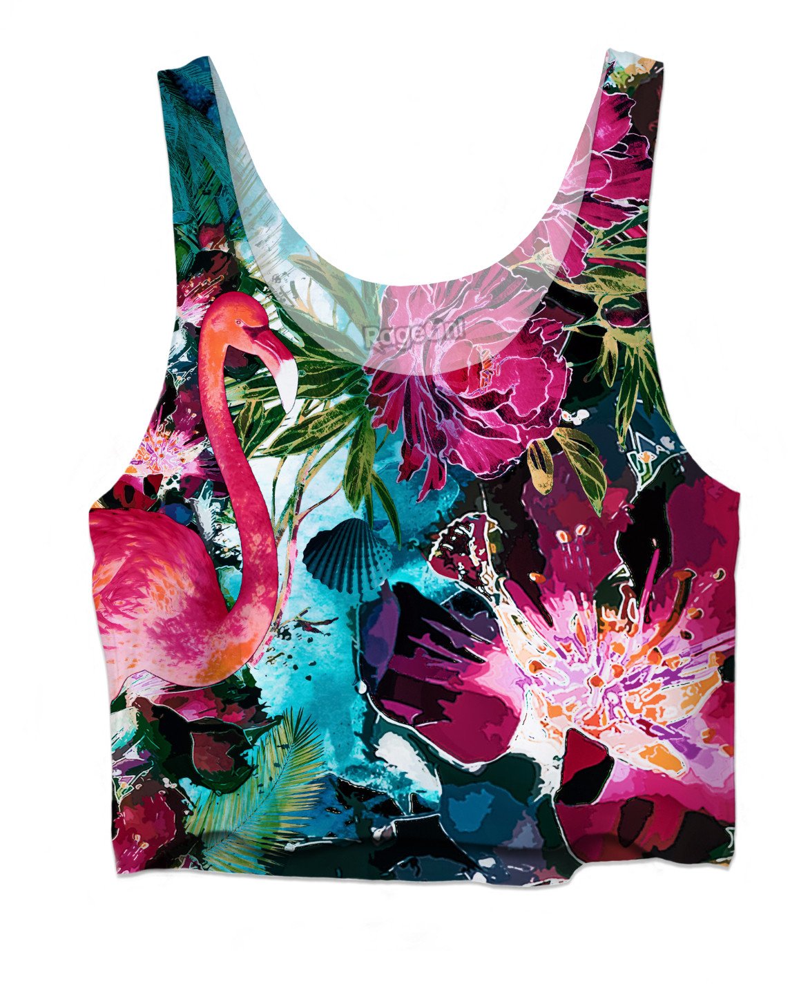 Tropical Night Crop Top