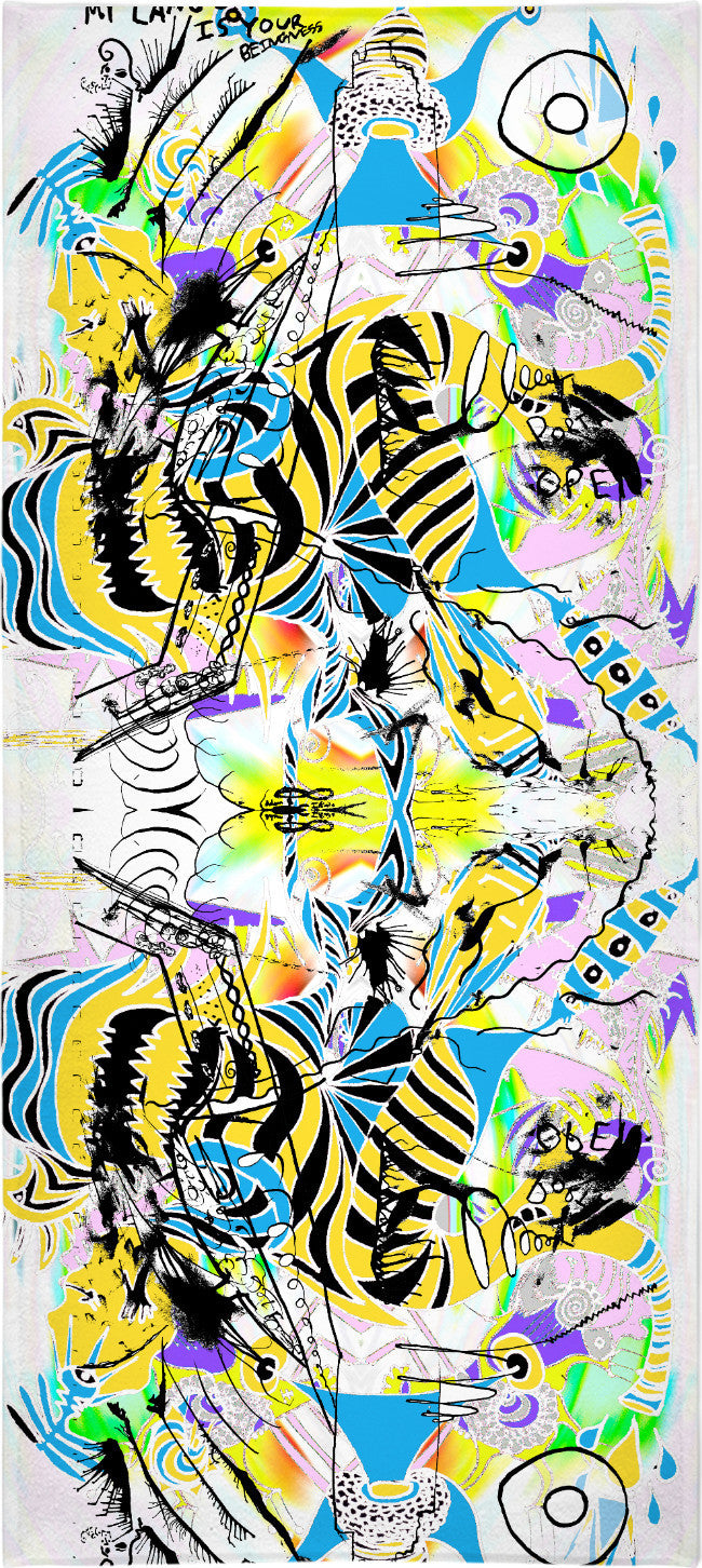 Infinite Hyperspace Portal Beach Towel