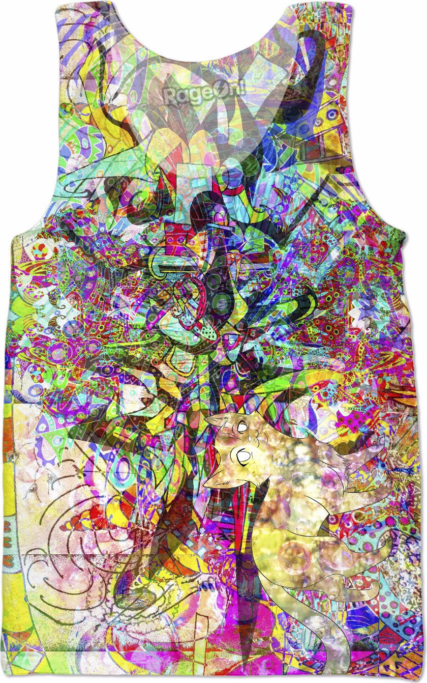 Hyperdimensional Space Kitty Tank Top