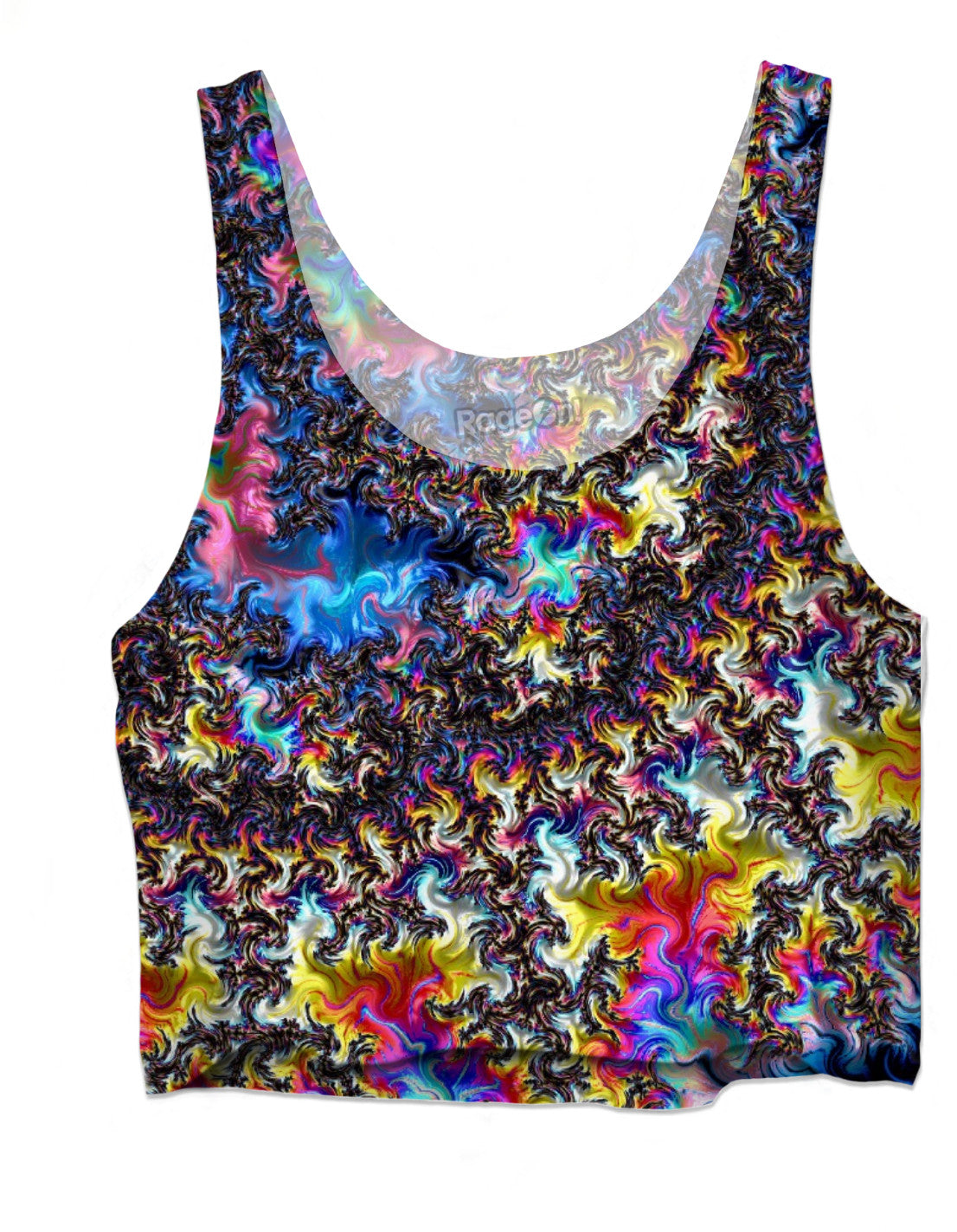 Fractal Acid Crop Top