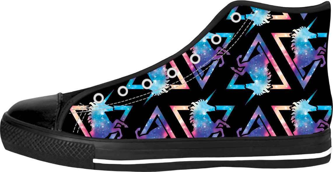 Galaxy Unicorn Pattern Shoes