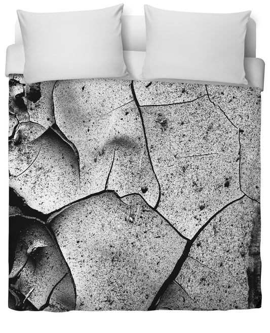 Abstract Cracks Duvet Cover Set