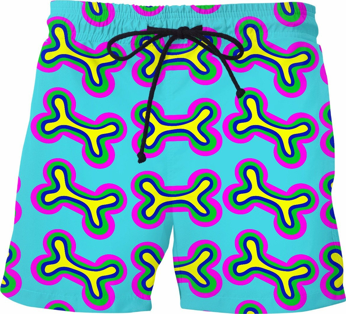 Dog Chew Bone Swim Trunks
