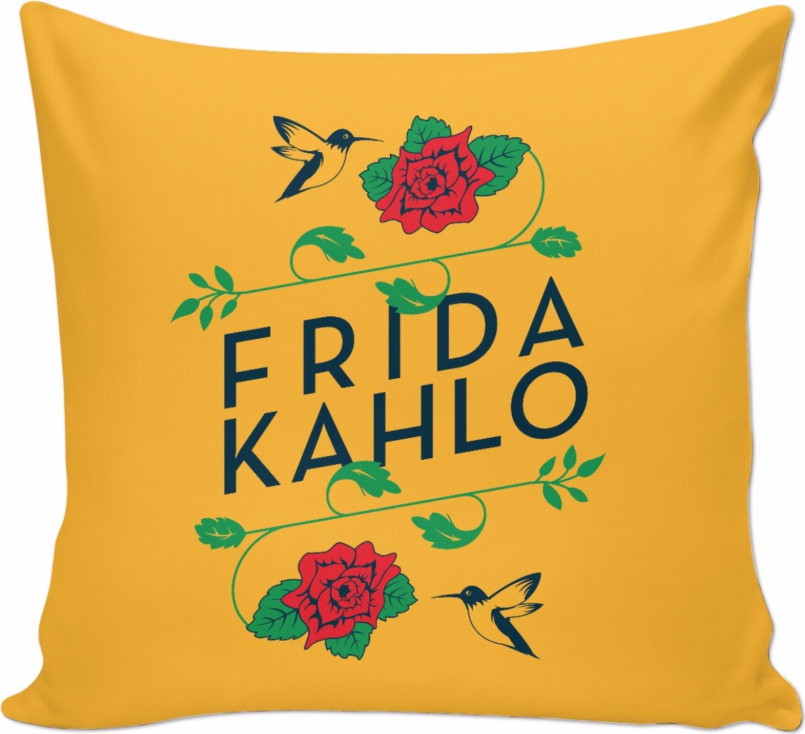 Frida Kahlo Birds & Roses Couch Pillow