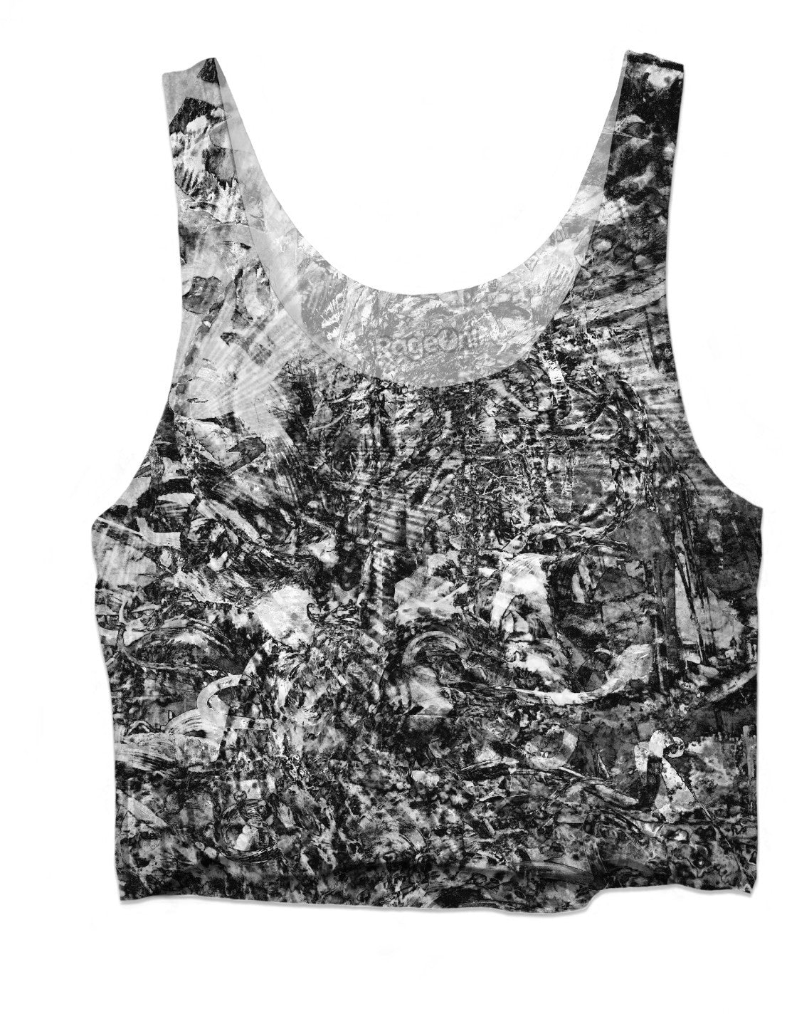 B&W Sexiness Crop Top