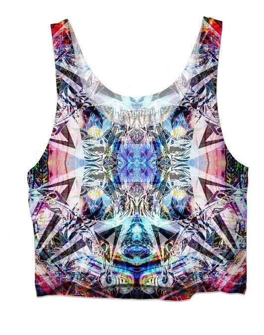 Come Closer White Star Crop Top