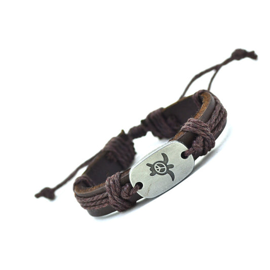 Sea Turtle Peace-Love Bracelet