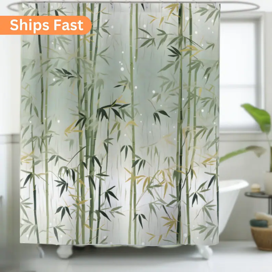 Bamboo Garden Shower Curtain