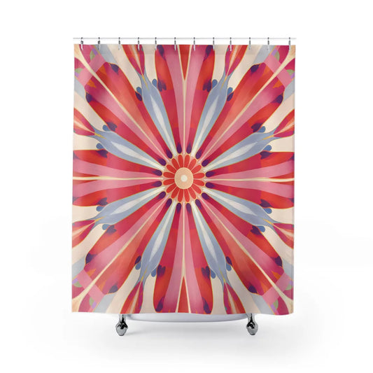 Boho Wild Flower Southwestern Shower Curtain