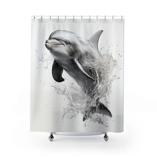 Dolphin Sea Life Shower Curtain