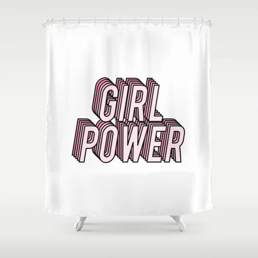 Girl Power Shower Curtain