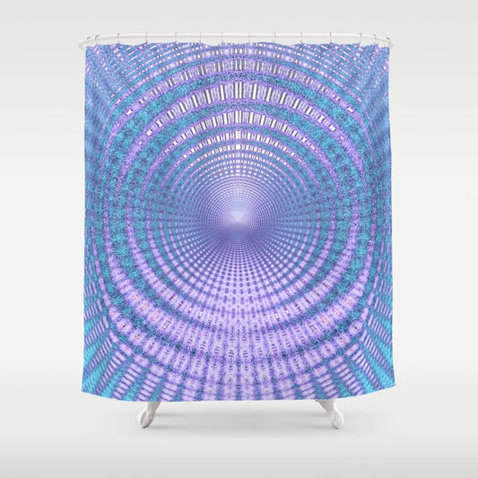 Healing High Frequency 432 hz Vortex Shower Curtain