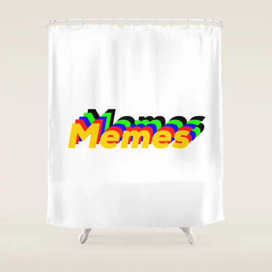 Memes Shower Curtain