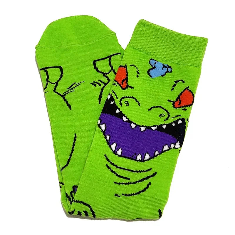 SpongeBob SquarePants Socks Cartoon Style Sponge Bob Cosplay Socks