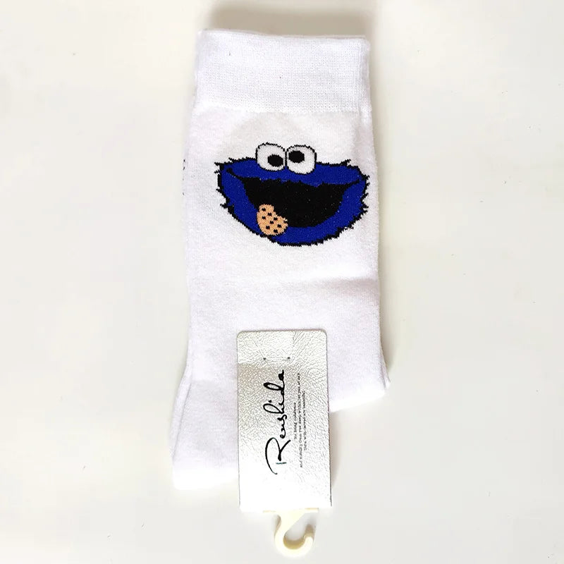 SpongeBob SquarePants Socks – Funny Cartoon Anime Socks Featuring Patrick Star, Squidward, and More | Crew Socks for Women & Men