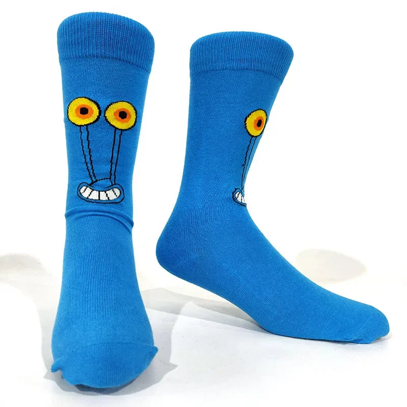 SpongeBob SquarePants Socks Cartoon Style Sponge Bob Cosplay Socks