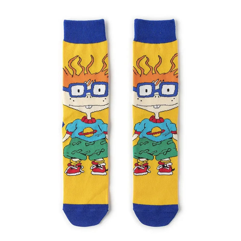 SpongeBob SquarePants Socks Cartoon Style Sponge Bob Cosplay Socks