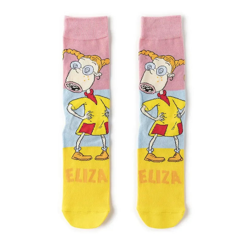SpongeBob SquarePants Socks Cartoon Style Sponge Bob Cosplay Socks