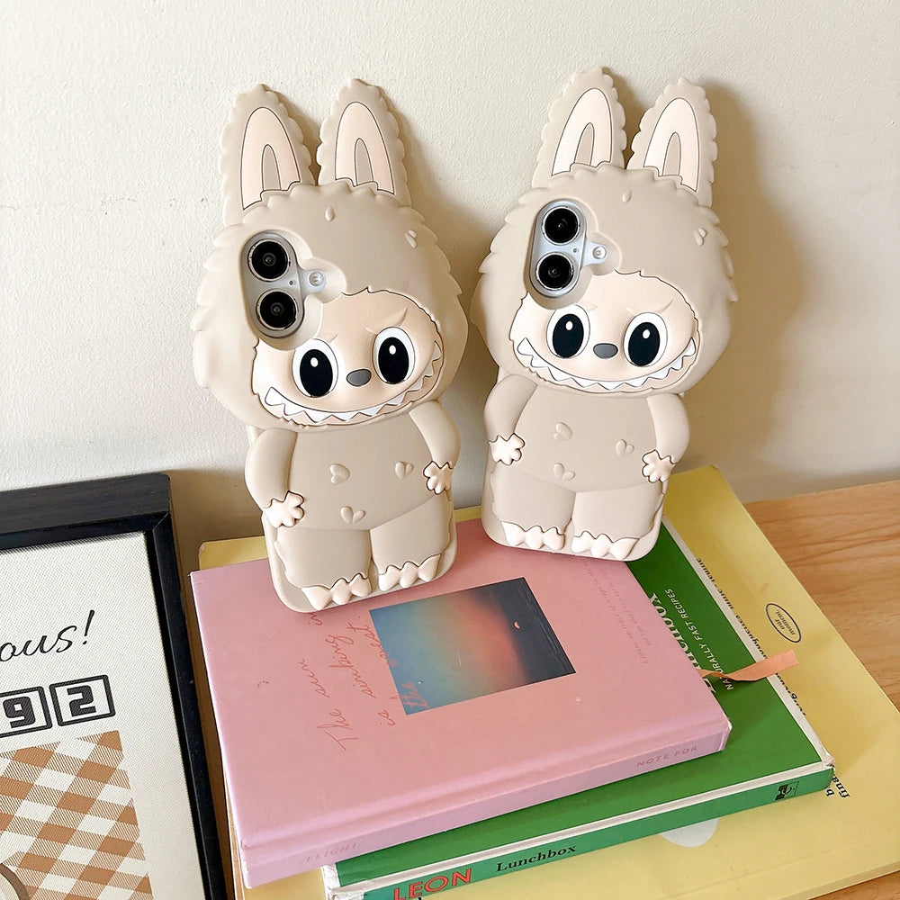 LaBuBu Monsters iPhone Case For iPhone Cute 3D Kawaii Cartoon Style