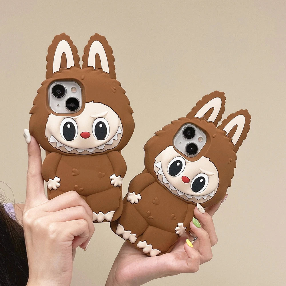 LaBuBu Monsters iPhone Case For iPhone Cute 3D Kawaii Cartoon Style