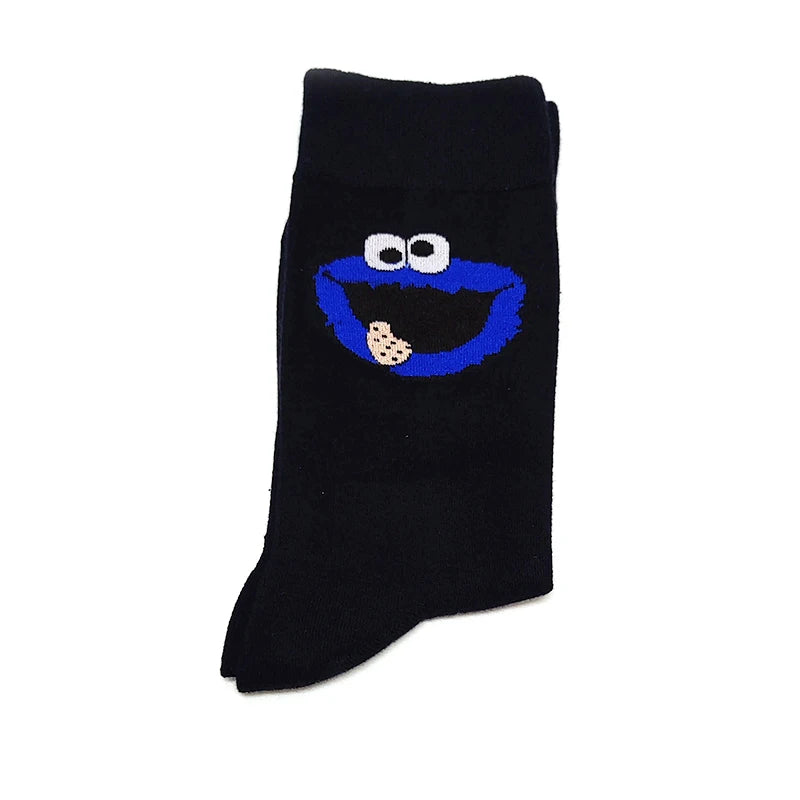 SpongeBob SquarePants Socks – Funny Cartoon Anime Socks Featuring Patrick Star, Squidward, and More | Crew Socks for Women & Men