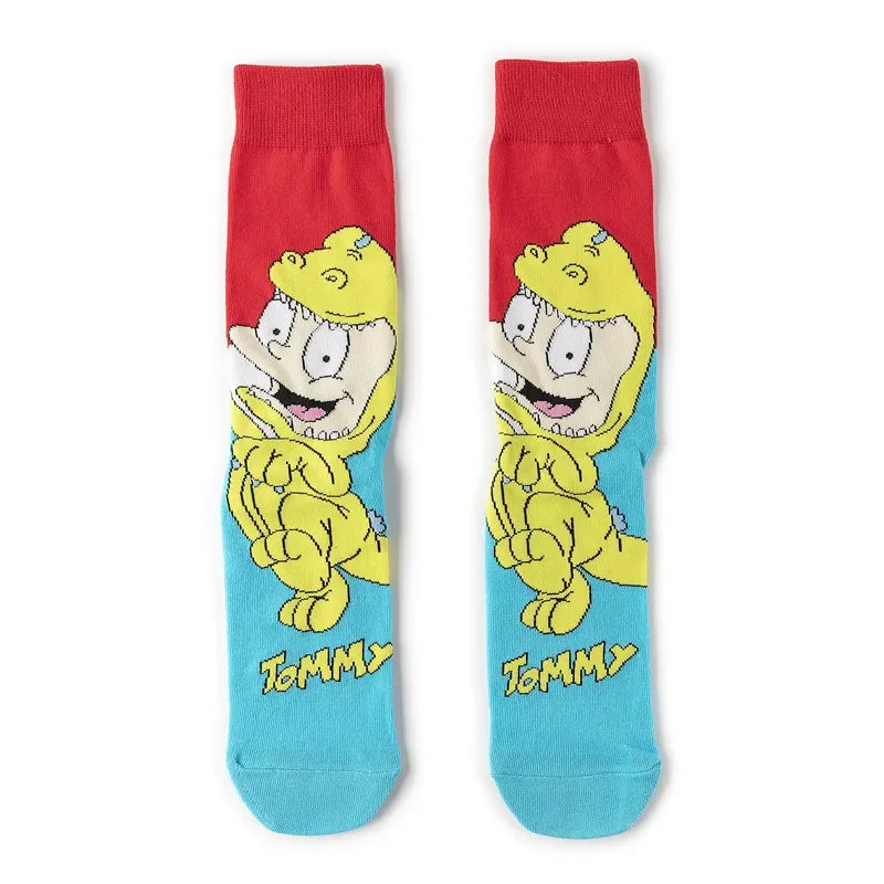 SpongeBob SquarePants Socks Cartoon Style Sponge Bob Cosplay Socks