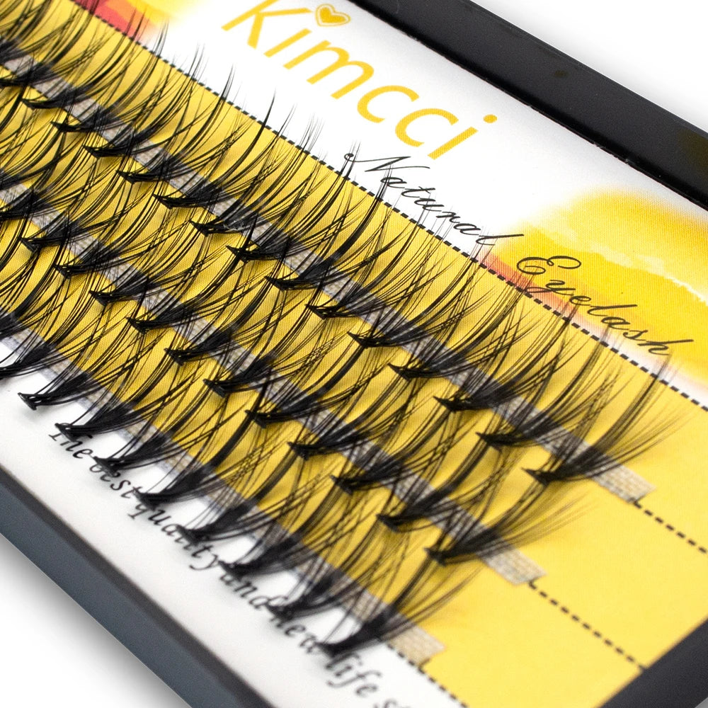DIY Lash Clusters Extensions Kit – Professional-Quality Eyelash Clusters - 60 Bundles of Mink Eyelash Extensions for Natural 3D Volume, Individual Eye Lashes 40D