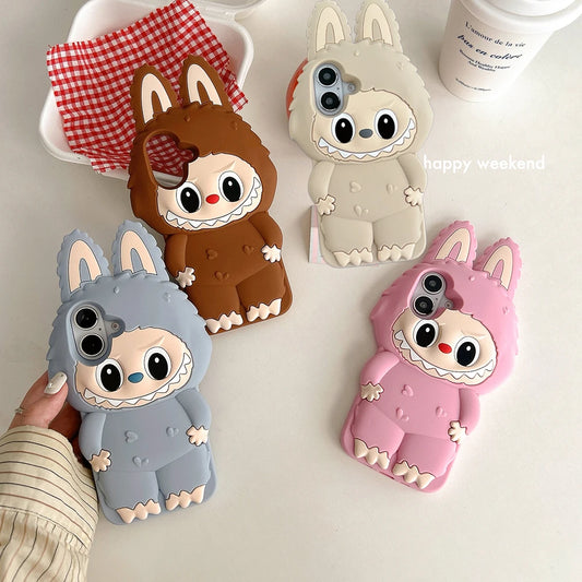 LaBuBu Monsters iPhone Case For iPhone Cute 3D Kawaii Cartoon Style