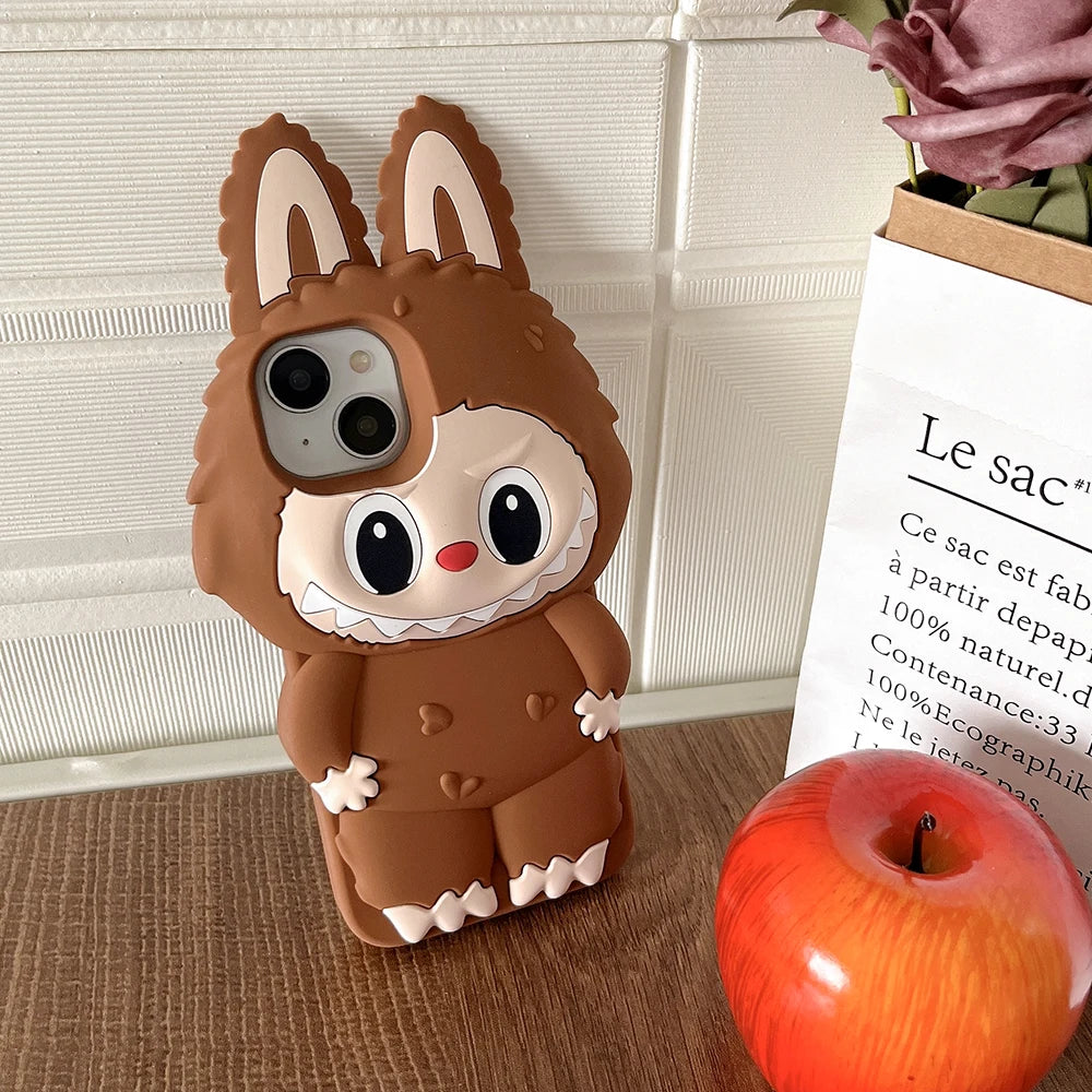 LaBuBu Monsters iPhone Case For iPhone Cute 3D Kawaii Cartoon Style