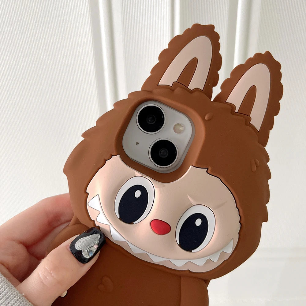 LaBuBu Monsters iPhone Case For iPhone Cute 3D Kawaii Cartoon Style