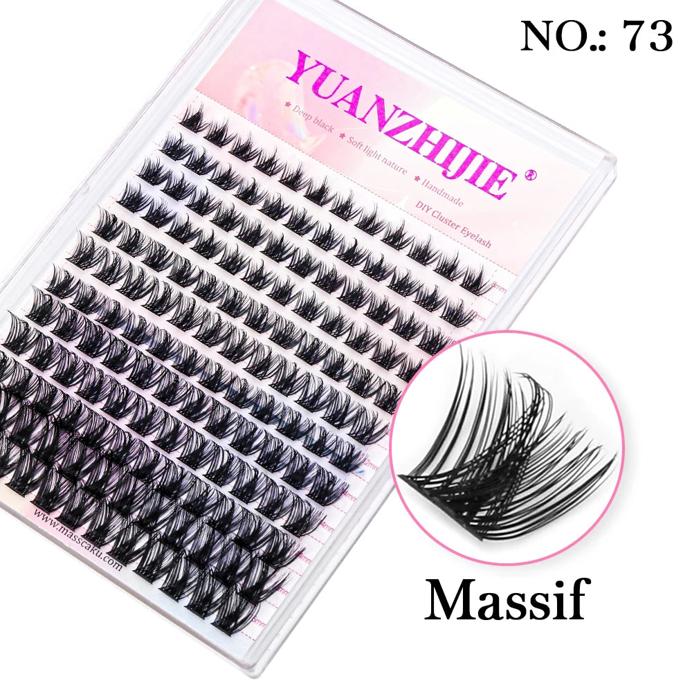 Lash Clusters Kit – DIY Eyelash Clusters Extensions with Bond & Seal for a Natural or Voluminous Look