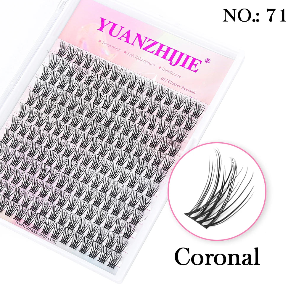 Lash Clusters Kit – DIY Eyelash Clusters Extensions with Bond & Seal for a Natural or Voluminous Look
