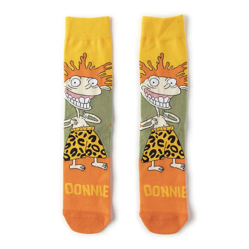 SpongeBob SquarePants Socks Cartoon Style Sponge Bob Cosplay Socks