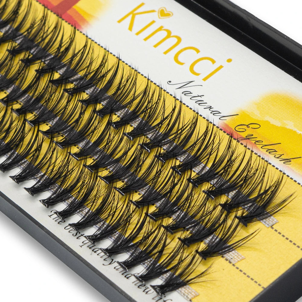DIY Lash Clusters Extensions Kit – Professional-Quality Eyelash Clusters - 60 Bundles of Mink Eyelash Extensions for Natural 3D Volume, Individual Eye Lashes 50D