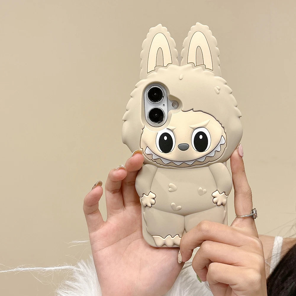 LaBuBu Monsters iPhone Case For iPhone Cute 3D Kawaii Cartoon Style