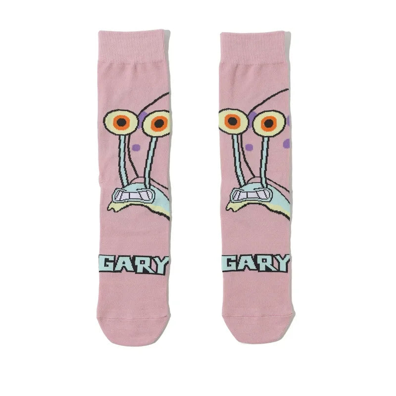SpongeBob SquarePants Socks Cartoon Style Sponge Bob Cosplay Socks