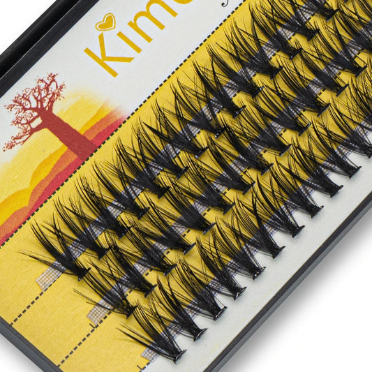 DIY Lash Clusters Extensions Kit – Professional-Quality Eyelash Clusters - 60 Bundles of Mink Eyelash Extensions for Natural 3D Volume, Individual Eye Lashes 50D