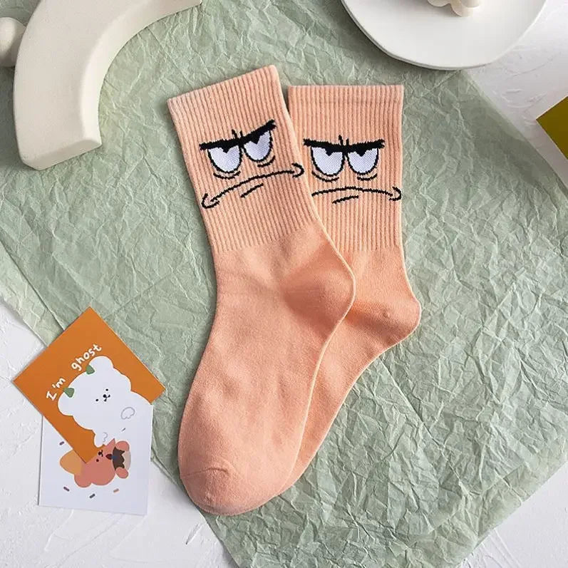 SpongeBob SquarePants Socks – Funny Cartoon Anime Socks Featuring Patrick Star, Squidward, and More | Crew Socks for Women & Men