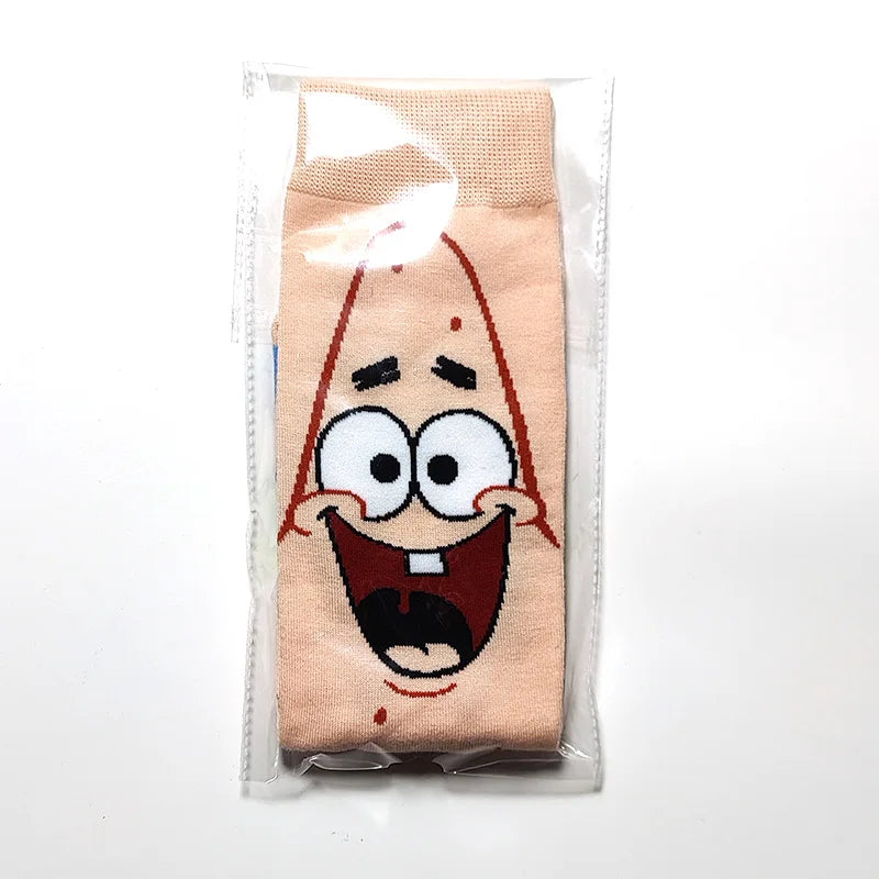 SpongeBob SquarePants Socks Cartoon Style Sponge Bob Cosplay Socks