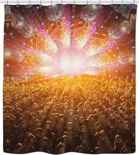 Astro Star Shower Curtain