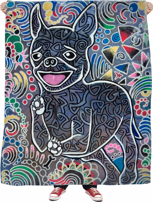 AGA Happy Perrito Fleece Blanket