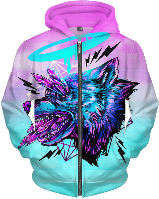 Crystal Wolf Hoodie
