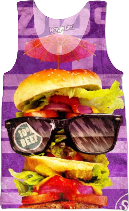 Tha Big Burger Tank Top