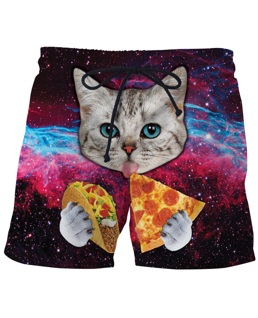 Taco Cat Swim Trunks