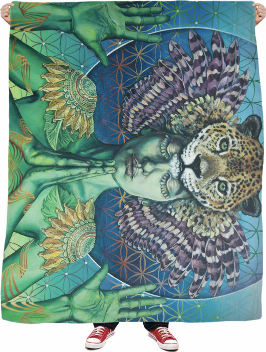 Self Portrait - Fleece Blanket