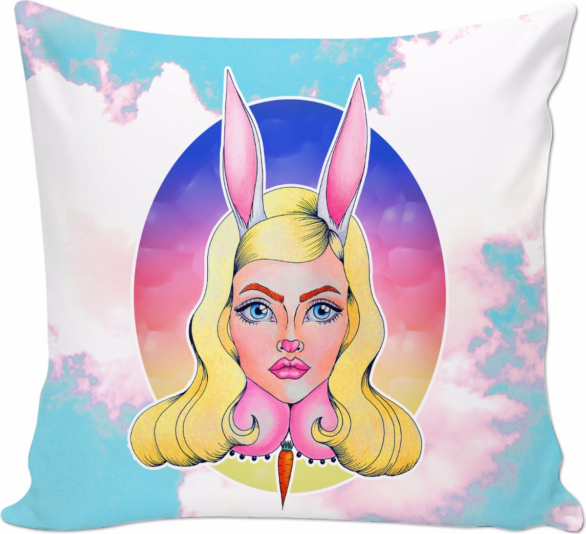 Miss Bunny Sinatra Couch Pillow