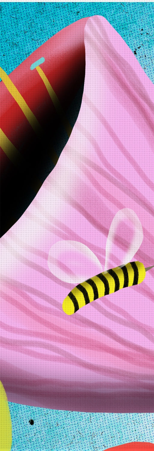 Ruth Fitta-Schulz - like a little bee Yoga Mat