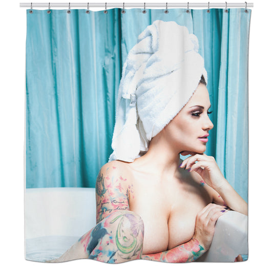 Bath Time Shower Curtain
