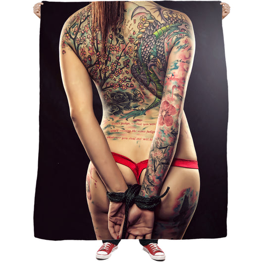 Hands Tied Fleece Blanket