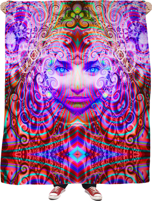 Trip Face Fleece Blanket